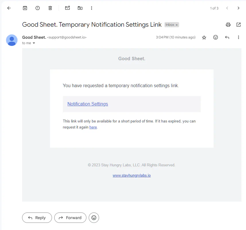 Redirect URL