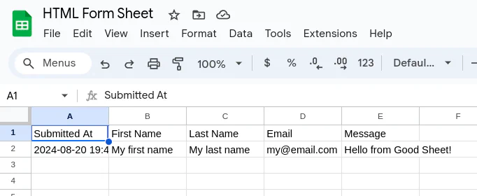 New Connection Form